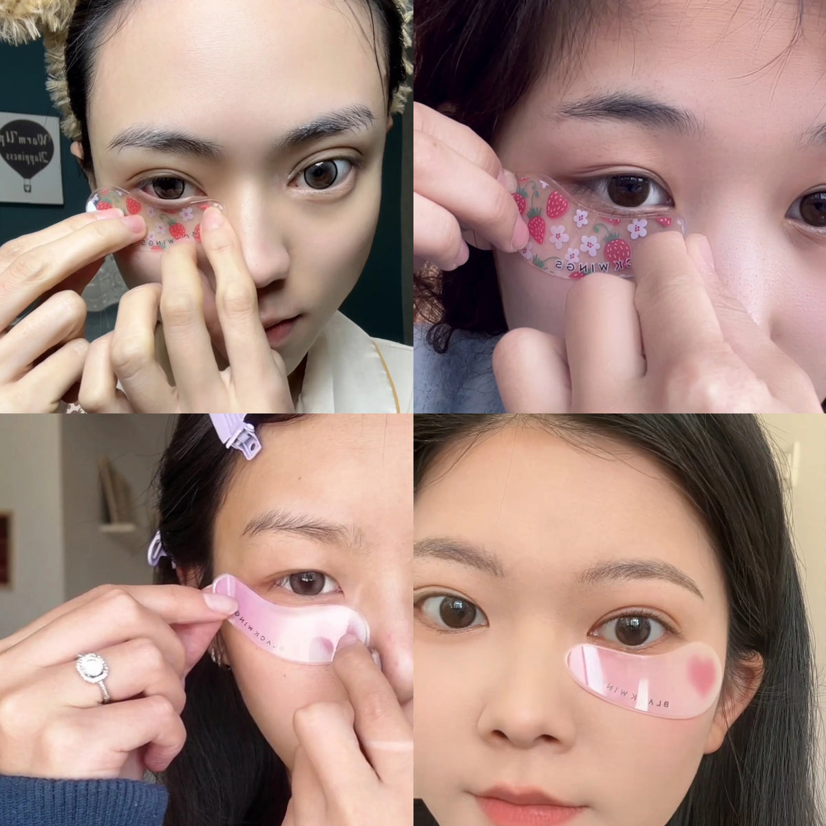 Reusable Silicone Under-Eye Patches – 6 Pairs