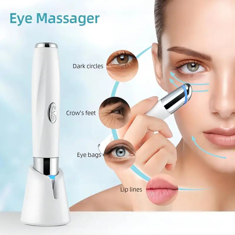 3-in-1 Eye Care Wand – Warmth, Light & Vibration