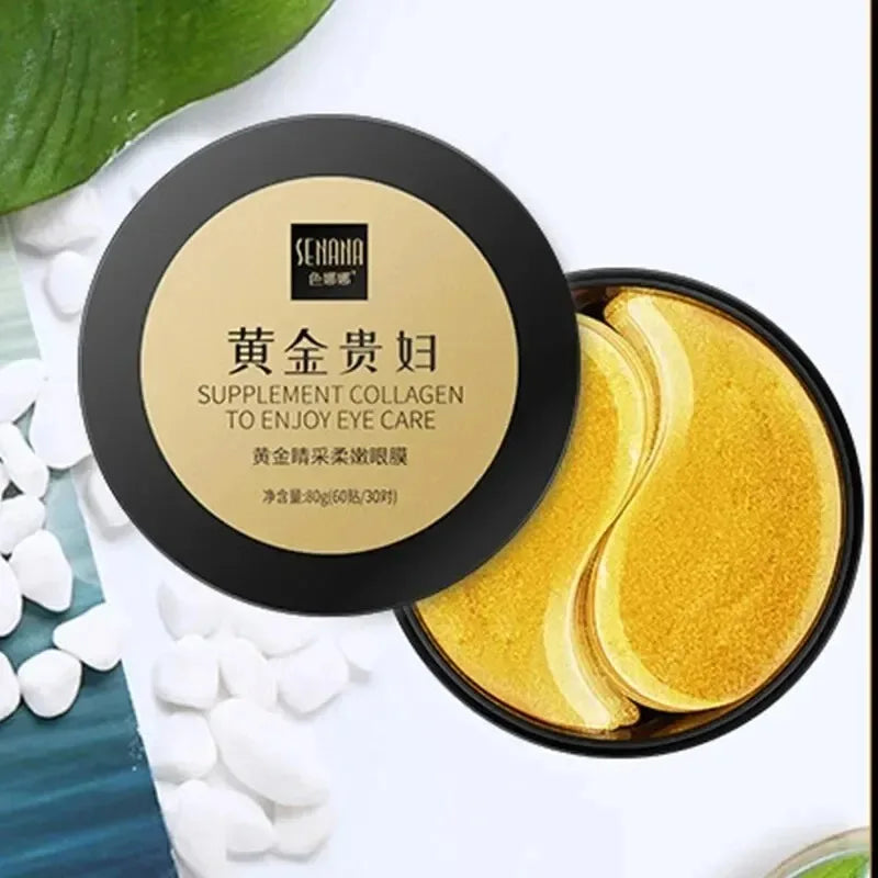 Gold Collagen Under-Eye Patches – 30 Pairs
