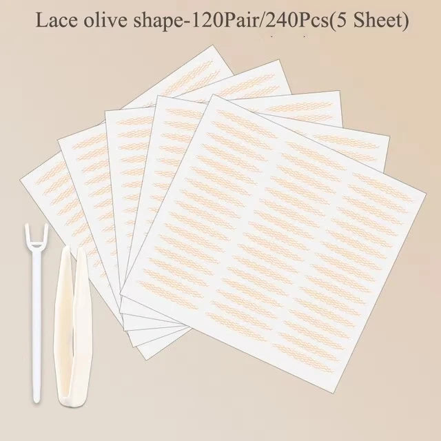Invisible Eyelid Lifting Strips for Hooded Eyes – 240 Pieces