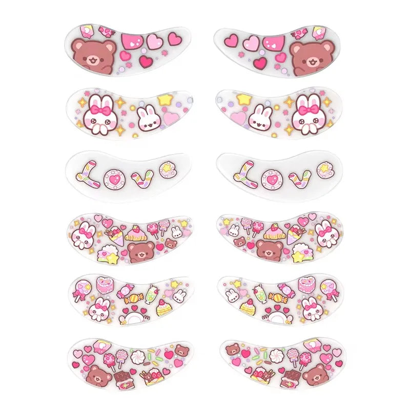 Reusable Silicone Under-Eye Patches – 6 Pairs