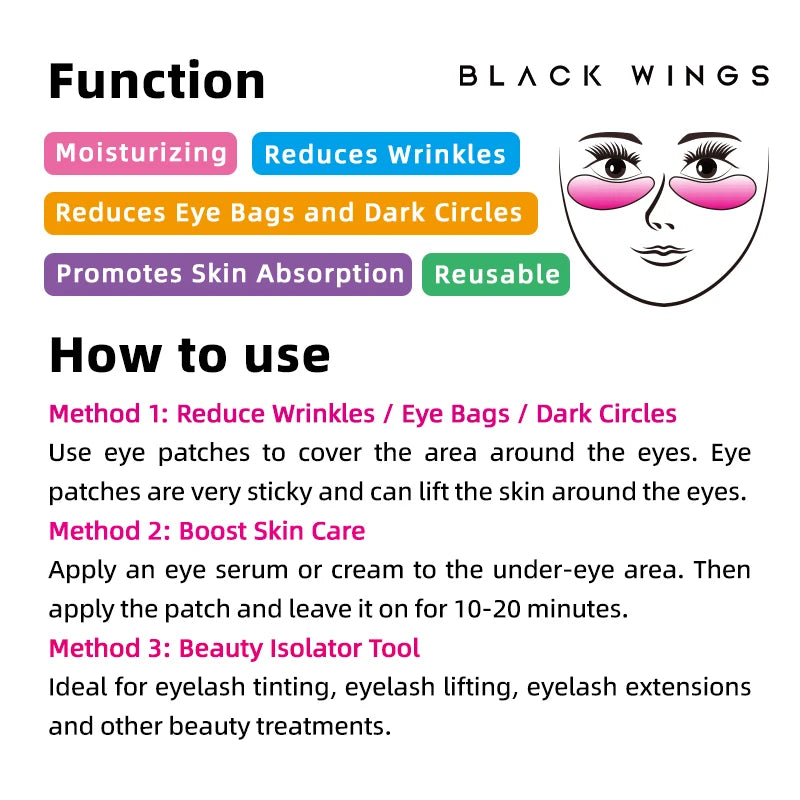 Reusable Silicone Under-Eye Patches – 6 Pairs