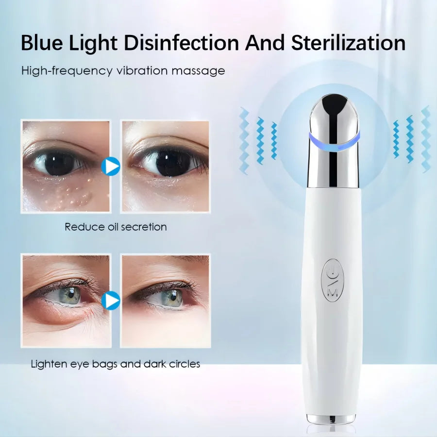 3-in-1 Eye Care Wand – Warmth, Light & Vibration