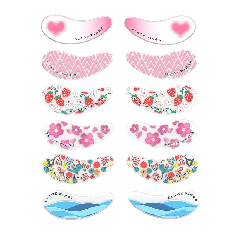 Reusable Silicone Under-Eye Patches – 6 Pairs