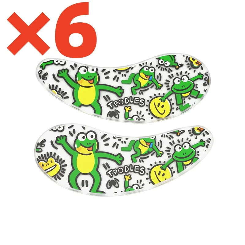 Reusable Silicone Under-Eye Patches – 6 Pairs