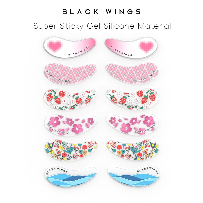 Reusable Silicone Under-Eye Patches – 6 Pairs